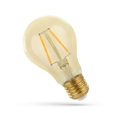 Żarówka Led Filament E27 2w 210lm Ciepła Retro Spectrum Led Woj 14077