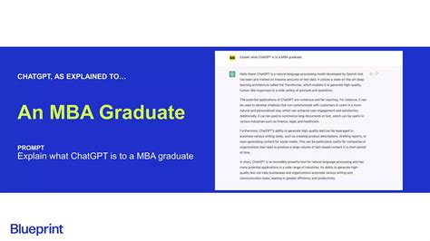 Blueprint Chatgpt Lunch And Learn Ppt