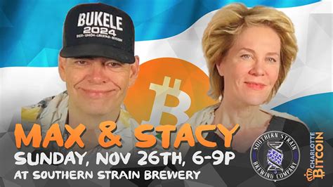 Max Keiser And Stacy Herbert At Bitcoin Charlotte Crypto Events