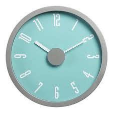 aqua wall clock | Aqua walls, Wall clock, Clock