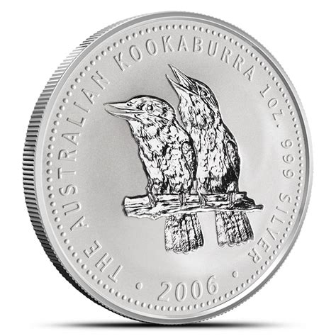 Oz Australian Silver Kookaburra Coin L Bgasc