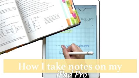 How I Take Notes On My Ipad Pro In Engineering School Youtube