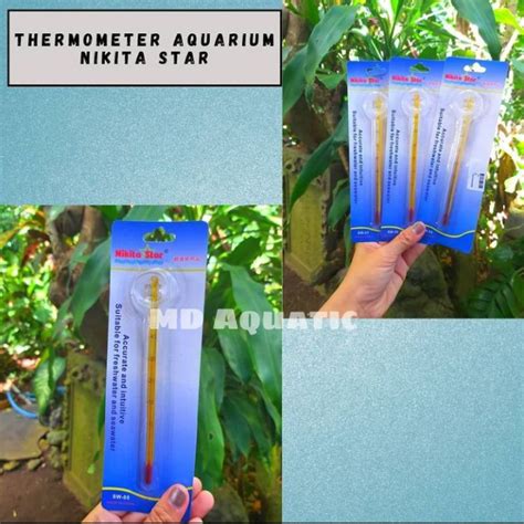 Jual Termometer Aquarium Nikita Star Pengukur Suhu Aquarium Shopee