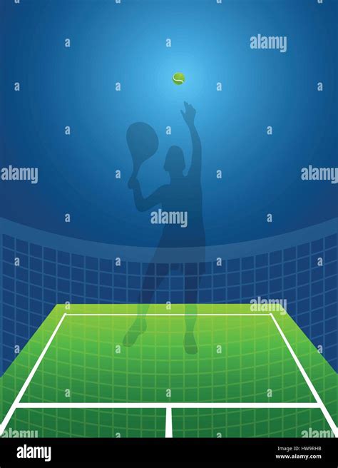 Sport Background Tennis Man Vector Stock Vector Image And Art Alamy