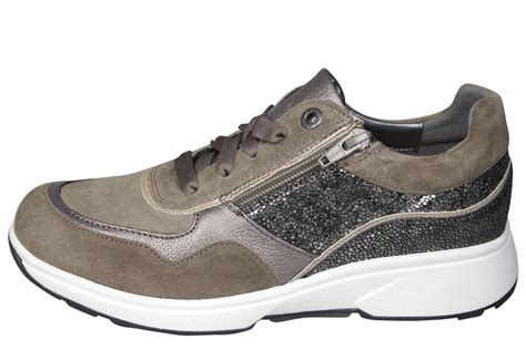 Xsensible Lima Taupe Sneaker Wijdeman Dames Comfortschoenen