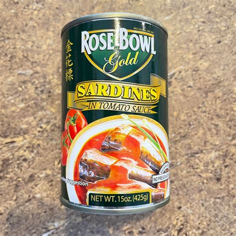 Rose Bowl Gold Sardines In Tomato Sauce 425g Shopee Philippines