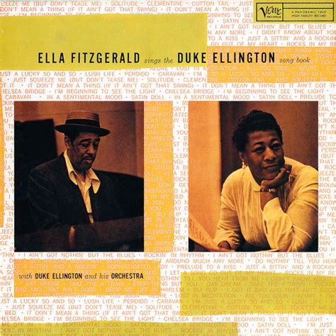 Ella Fitzgerald Sings The Duke Ellington Song Book Album By Ella