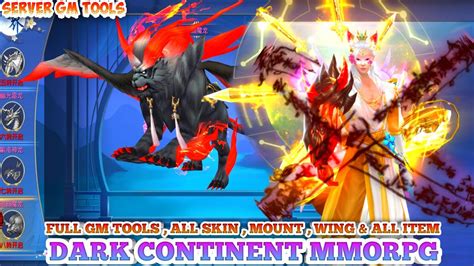 Update Dark Continent Mmorpg Server Gm Full Gm Tools All Skin