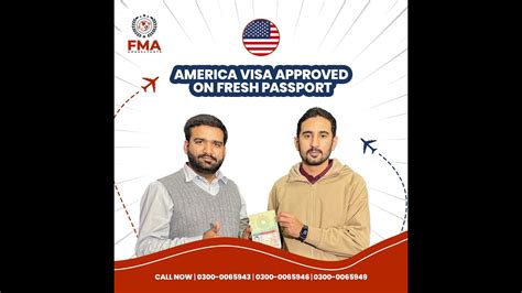 Get Usa Visit Visa On Fresh Passport No Bank Statement No Noc Fma