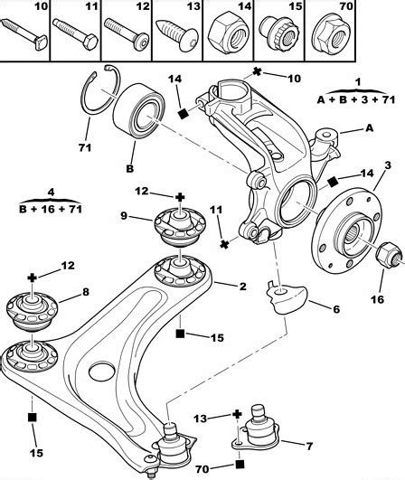 ŚRUBA WAHACZA CITROEN P C2 C3 DS3 PEUGEOT 1007 352269 za 34 99 zł z