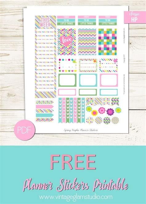 Happy Planner Free Printable Stickers Printable Templates