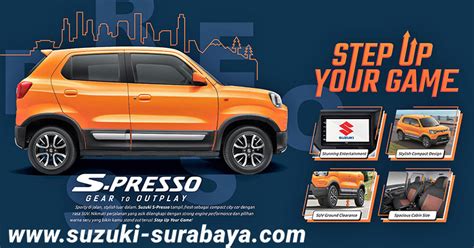 Suzuki New S Presso Surabaya Kredit DP Murah Cicilan Ringan