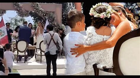 Tilsa Lozano Tuvo Tierno Momento Con Sus Hijos Durante Su Boda Con