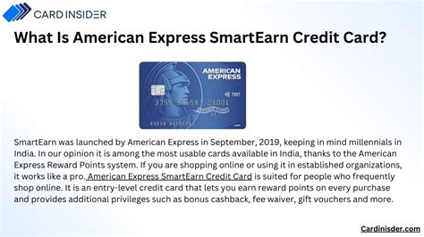 Ppt American Express Smartearn Credit Card Powerpoint Presentation