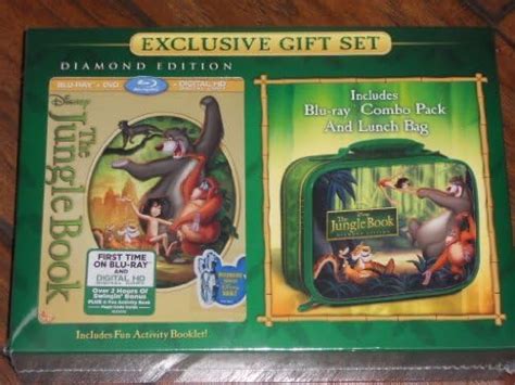 The Jungle Book Diamond Edition Exclusive Gift Set Blu Ray Dvd