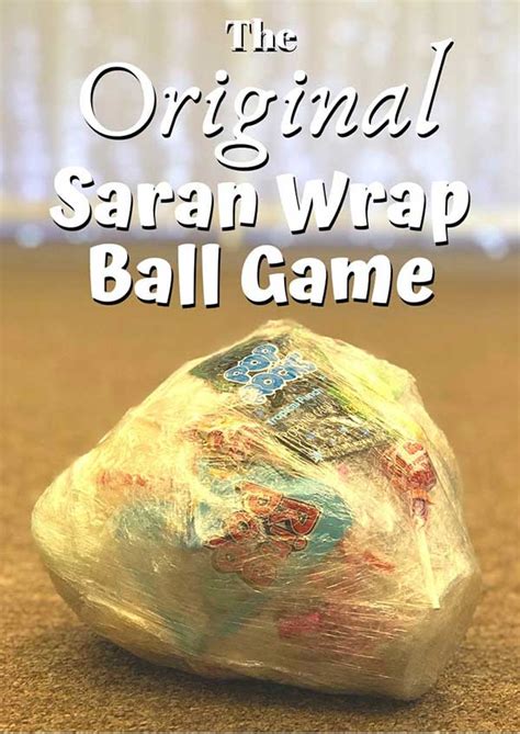 The Original Saran Wrap Ball Game Home Garden Diy