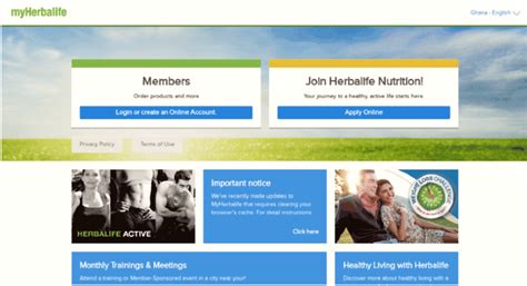Official Login - Myherbalife