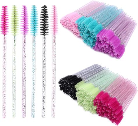 300 Disposable Mascara Wands Eyelash Brush Spoolies For Eye Lash Extension Eyebrow And Makeup