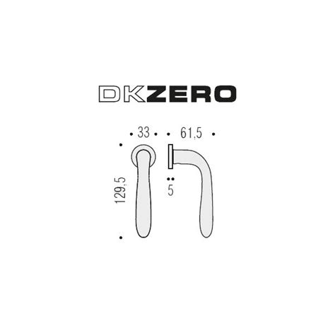 Dk Zero Robot Tilt Turn Window Handle CD42 DK0