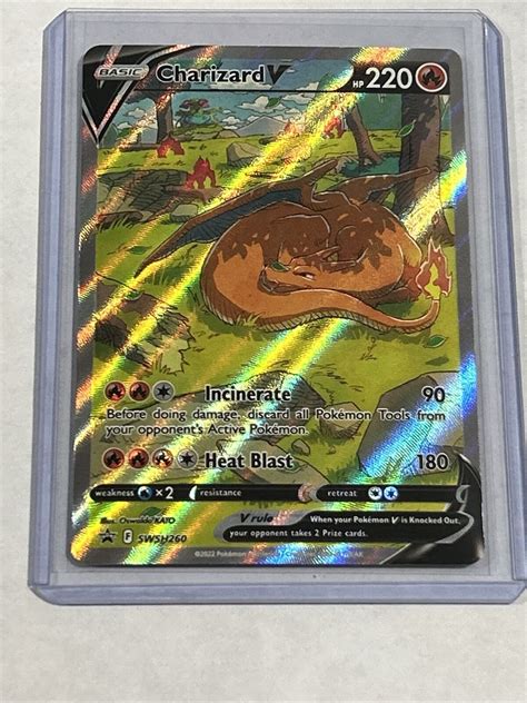 Charizard V SWSH260 Alt Art Ultra Premium Collection Pokemon Card Promo