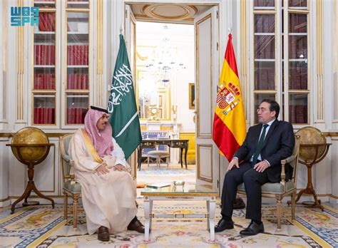 Saudi Spanish Fms Discuss Developments In Gaza