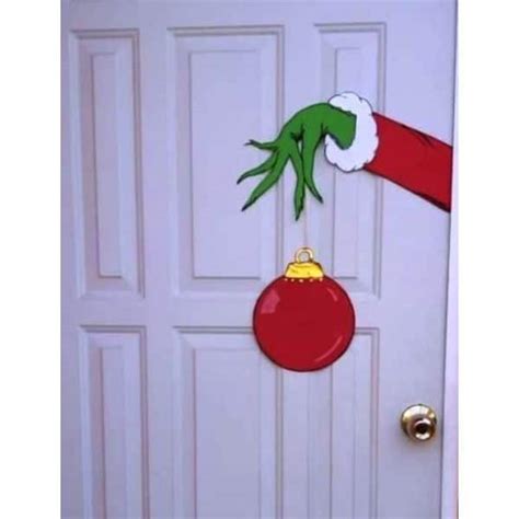 Como hacer grinch navideño para puerta en 3 formas