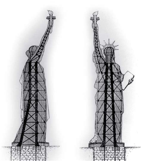 Statue Of Liberty Construction Drawings