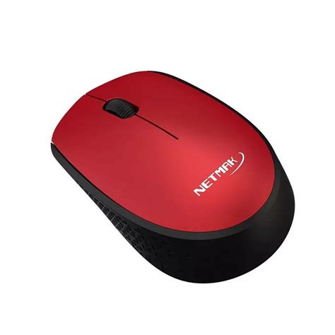 Mouse inalámbrico NETMAK NM M680 Rojo no incluye pila