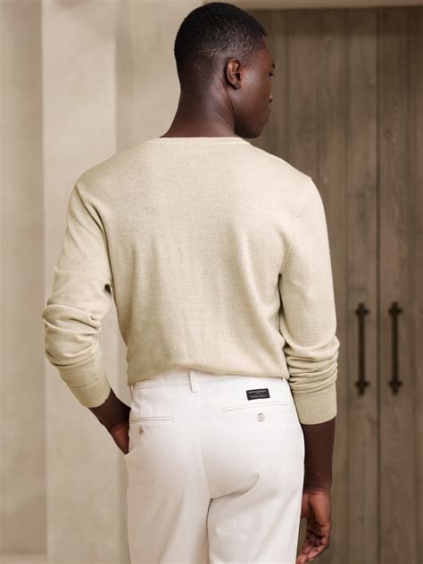 Merino Wool Henley Sweater Banana Republic