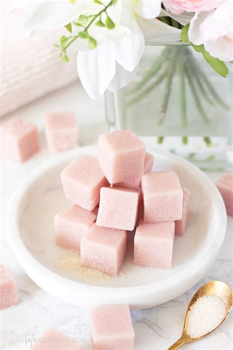 Diy Rose Sugar Scrub Cubes 3 Ways A Life Adjacent