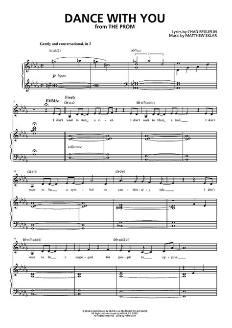 Its Time To Dance The Prom Sheet Music Pdf Cimoneelisei