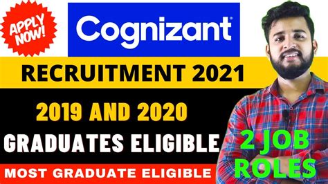 Cognizant Recruitment Off Campus Drive For Batch