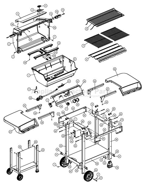 Broil Mate 4559 4 Parts Grills