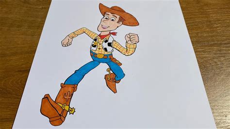 APRENDE A DIBUJAR A WOODY TOY STORY Paso A Paso How To Draw WOODY