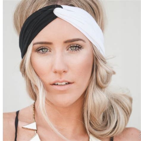 Black And White Headband By Three Bird Nest