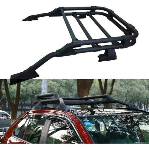 Rosy Pixel Roof Rack Cargo Basket Car Top Luggage Holder Carrier Basket For Toyota Rav4 Rav 4