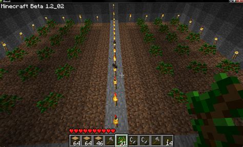 My underground tree farm!! : r/Minecraft