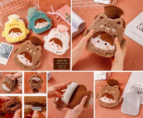 Hot Water Bag With Cute Cartoon Design Soft Cover For Pain Relief 1000ml At 520 00 Hot