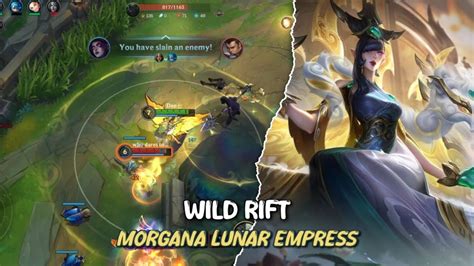 Morgana Lunar Empress Gameplay League Of Legends Wild Rift YouTube