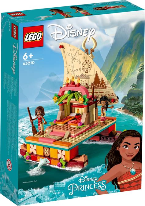 LEGO 43210 Disney Moanas Wayfinding Boat Building Toy Set