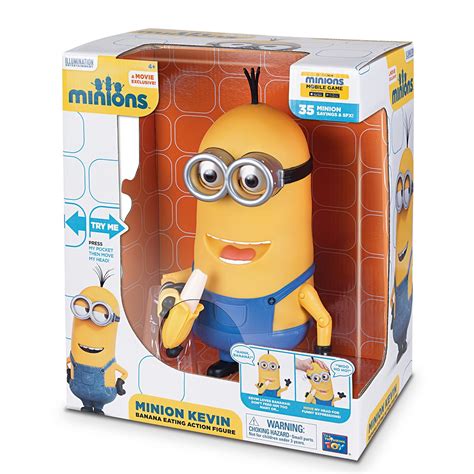 Minion Kevin Banana Eating Action Figure Review - Kids Toys News