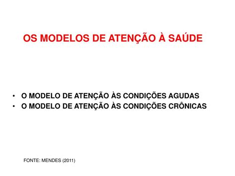 PPT AS REDES DE ATENÇÃO À SAÚDE PowerPoint Presentation free