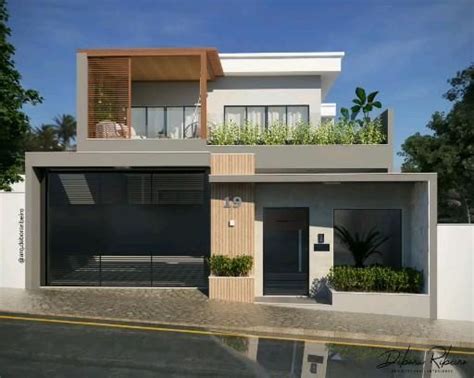 Pin By Keerthi L On Arch Modern House Facades Duplex House Design