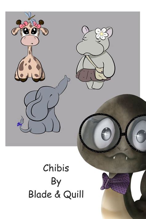 CHIBI COLLECTION - CUTE ANIMALS | Chibi, Chibi characters, Cute