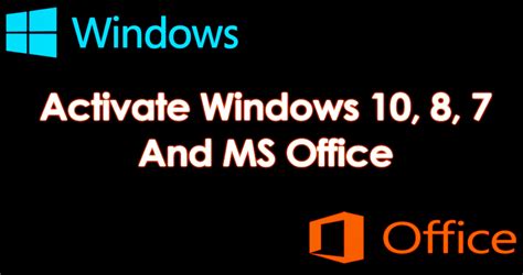 How To Activate Windows 10 MS Office Without Product Key