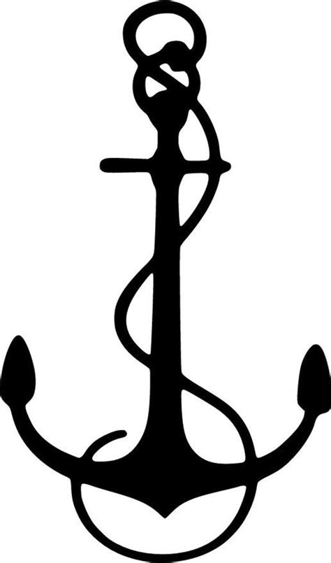 Anchor Svg Eps Dxf Cnc Plasmas Laser Cricut Silhouette Etsy