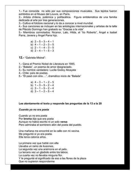 Ensayo Simce 2 Medio Con Respuestas