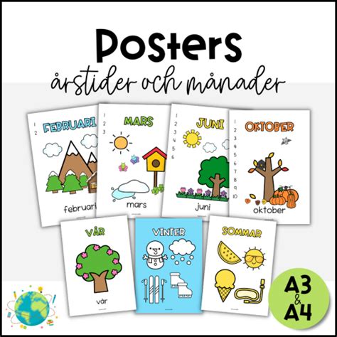 Posters Rstider Och M Nader Teach Academy