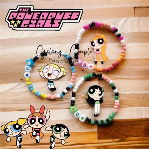 Jual Beads Bracelet The Powerpuff Girl Edition Manik Manik Versi The