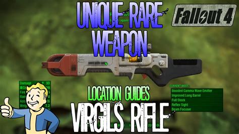 Fallout 4 Virgils Rifle Unique Rare Weapon Location Guide Youtube